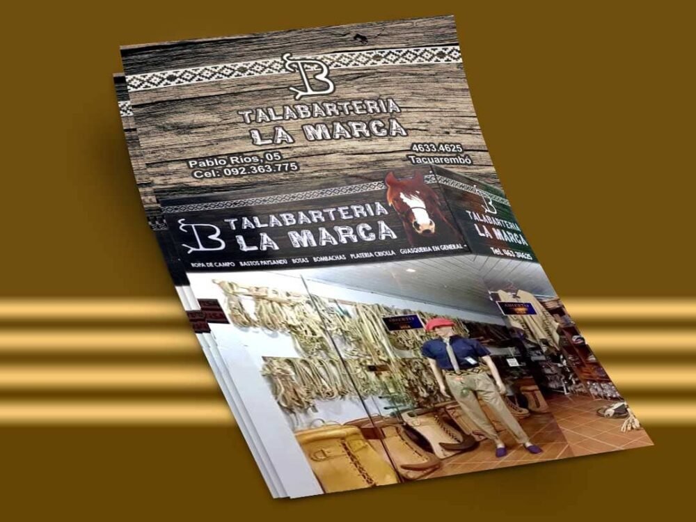Folletos, flyers de Talabarteria La Marca