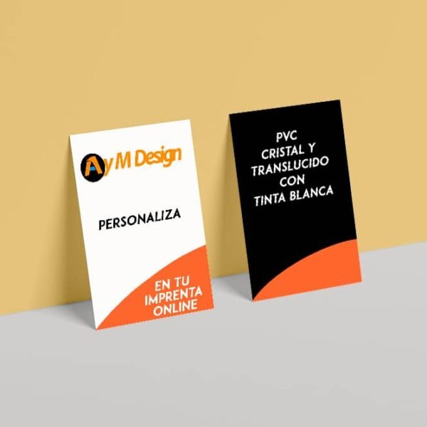 Tarjetas de Visita PVC Translúcido