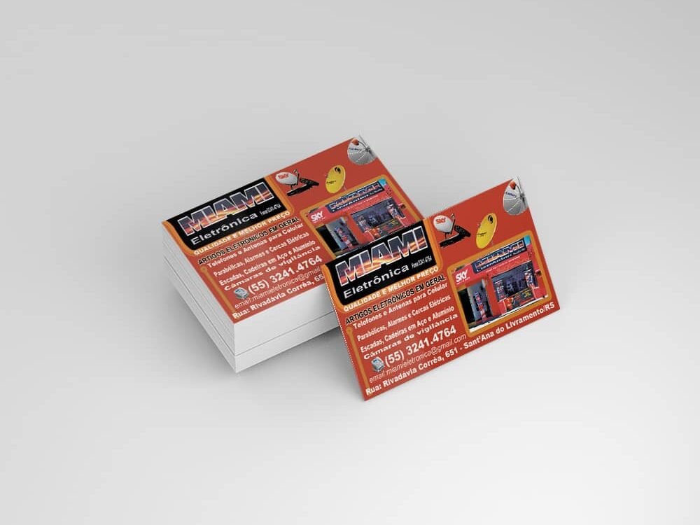Tarjetas de Visita Couché Brillo 275 grs